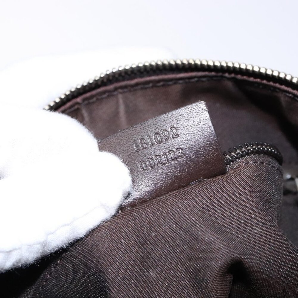 Authentic GUCCI GG Canvas Shoulder Bag Beige Gold 181092 - Picture 4 of 16